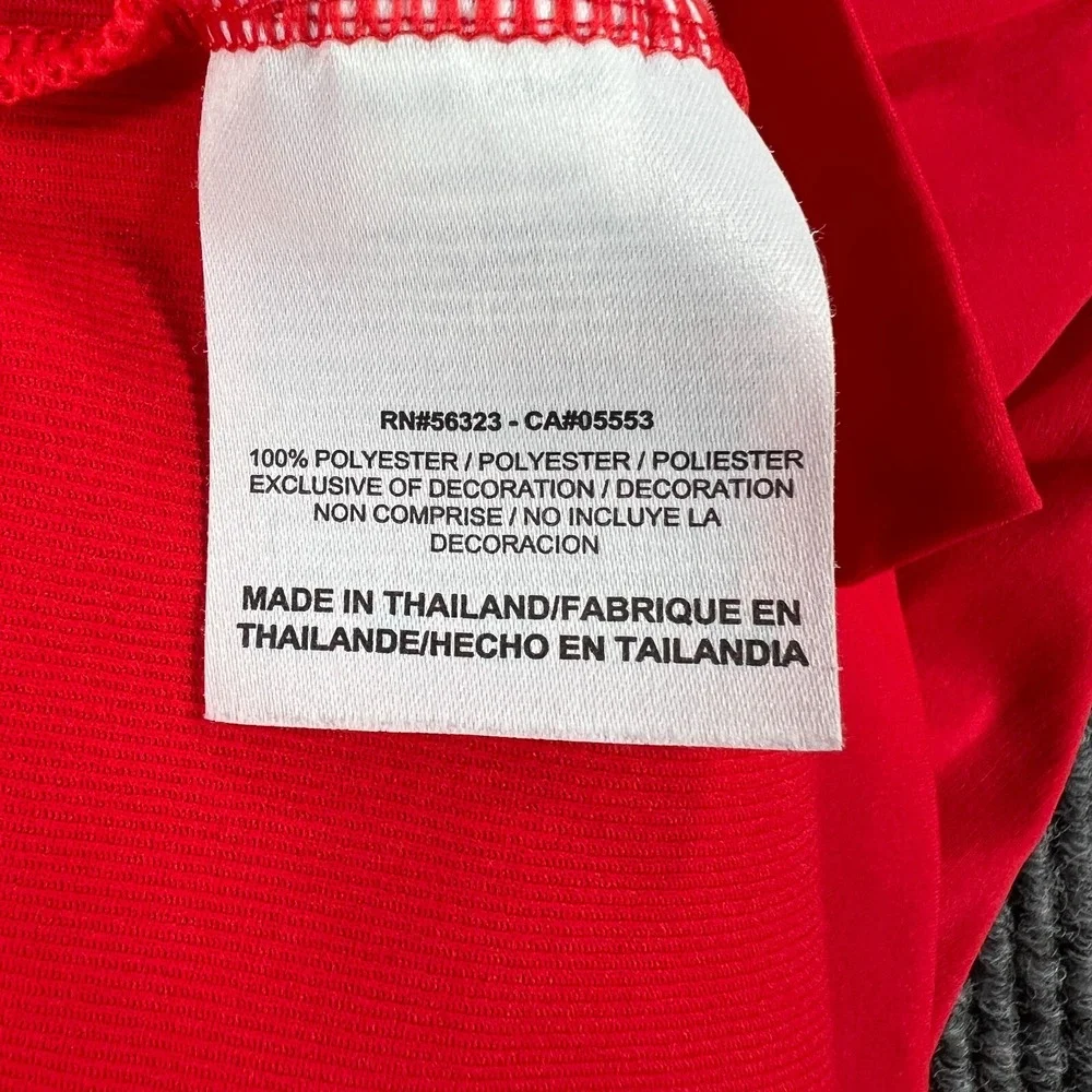 Nike Golf Tour Performance Polo Shirt Mens Large Red Short Sleeve Casual Outdoor